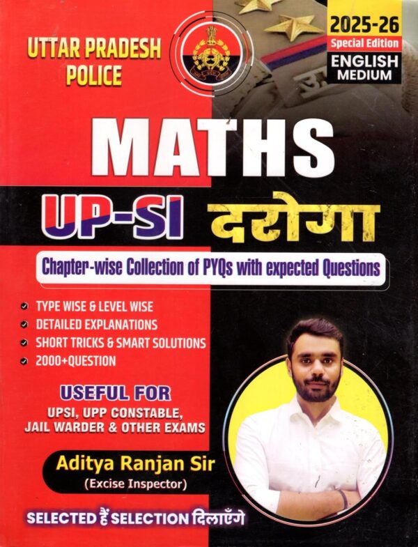 Reasoning UP SI Warrior Book 2025 - 2026 (2nd Edition in Bilingual) | 2500+ Latest PYQ Previous Year upsi Exam Question | By Vikramjeet Sir | For UP Police...