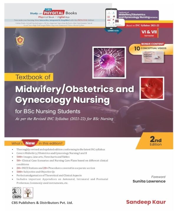 Textbook Of Midwifery Obstetrics And Gynecology Nursing For Bsc Nursing Students 2Ed (Pb 2025)