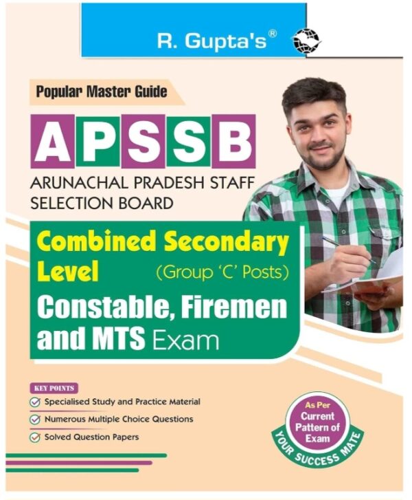 APSSB : Combined Secondary Level (Group 'C' Posts : Constable, Firemen & MTS) Exam Guide